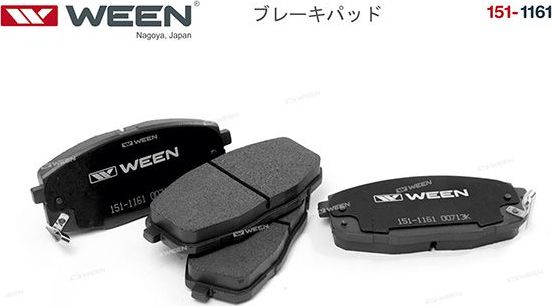 Тормозные колодки WEEN. Артикул 151-1161