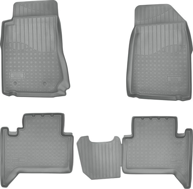 Коврики Норпласт для салона Chevrolet TrailBlazer (GM 800) 5 мест 2012-2026 СЕРЫЕ. Артикул NPA01-C12-780-G