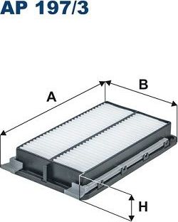 Воздушный фильтр Filtron. Артикул AP 197/3