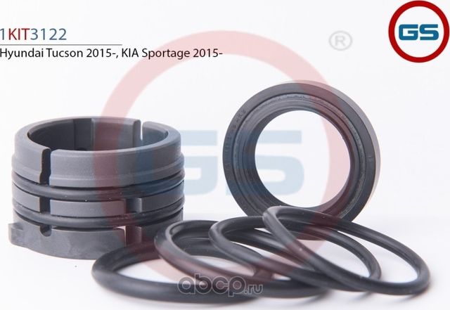 Ремкомплект рулевой рейки Hyundai Tucson (D3, D7) 2015-, KIA Sportage (F1, D9) 2 (GS). Артикул 1KIT3122