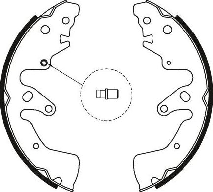 Тормозные колодки TRW задние для Suzuki Grand Vitara III 2005-2015. Артикул GS8801