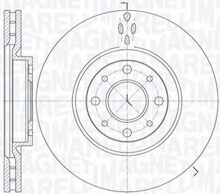 Тормозной диск Magneti Marelli. Артикул 361302040246