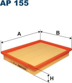 Воздушный фильтр Filtron. Артикул AP 155