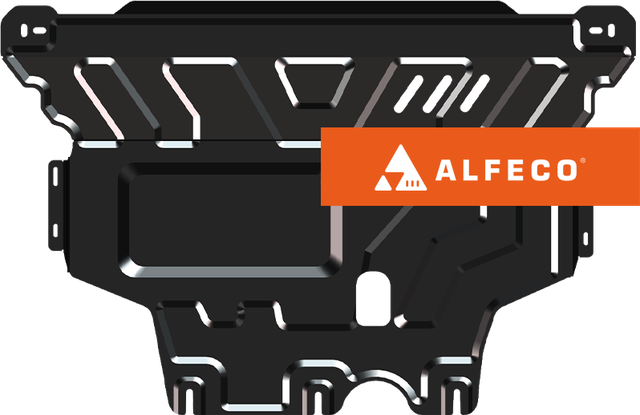 Защита Alfeco для картера и КПП Skoda Octavia A7 2013-2020. Артикул ALF.20.17 st