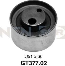Натяжной ролик (натяжитель) ремня ГРМ NTN / SNR. Артикул GT377.02
