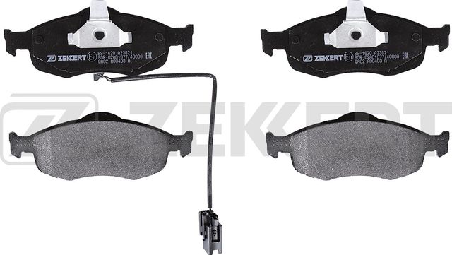 Тормозные колодки Zekkert передние для Ford Scorpio I 1986-1994. Артикул BS-1620