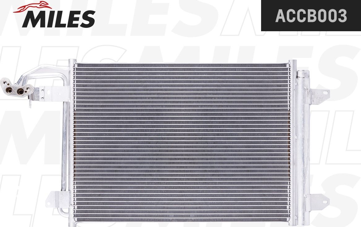 Радиатор кондиционера (конденсатор) Miles (алюминий). Артикул ACCB003