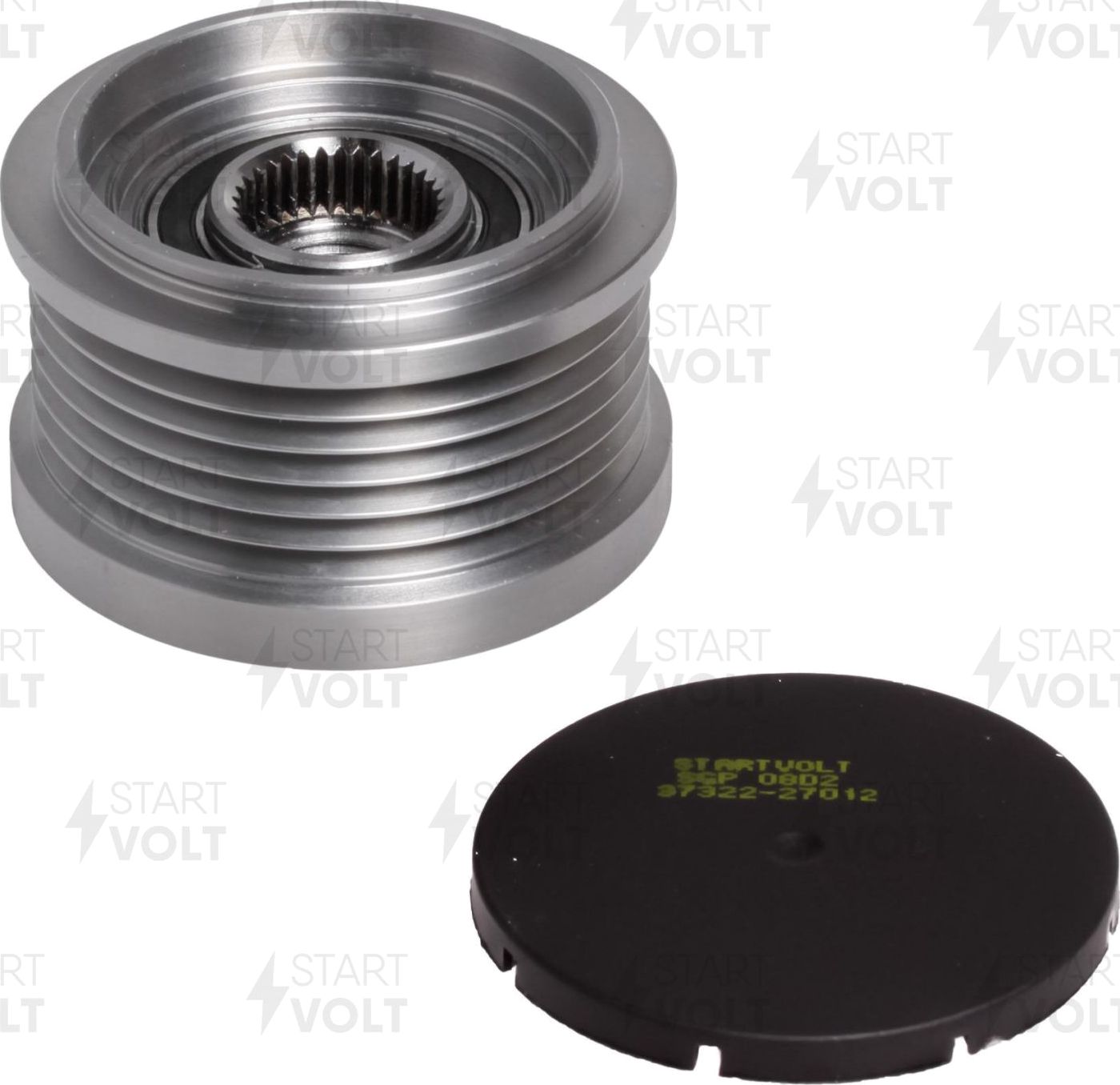 Муфта генератора обгонная StartVOLT. Артикул SGP 08D2