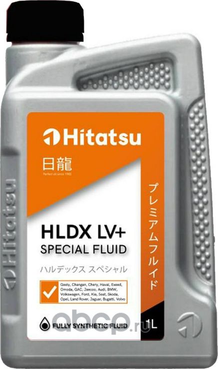 Масло трансм. синт. HLDX LV+ Haldex gen. 4/5/6 1л G060175A2/G065175A2 31367940 (Hitatsu). Артикул ATFHLD1