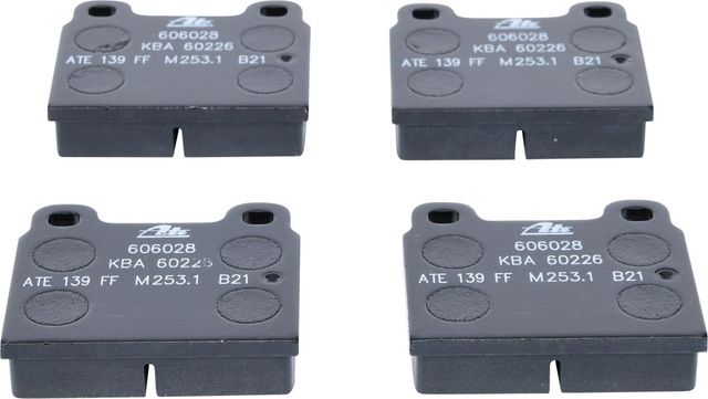 Тормозные колодки ATE передние для Volkswagen Transporter T3 1979-1992. Артикул 13.0460-6028.2