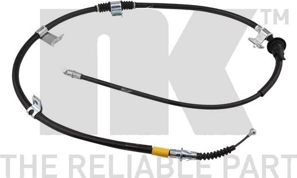 Трос ручника (тросик ручного тормоза) NK. Артикул 9019107