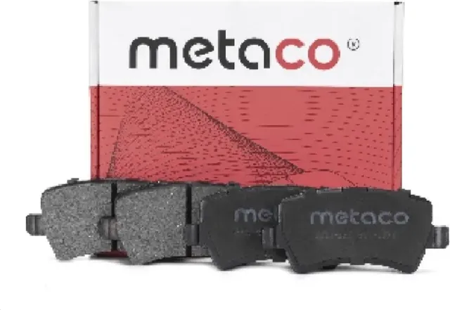 Колодки тормозные задние дисковые к-кт (Metaco). Артикул 3010227