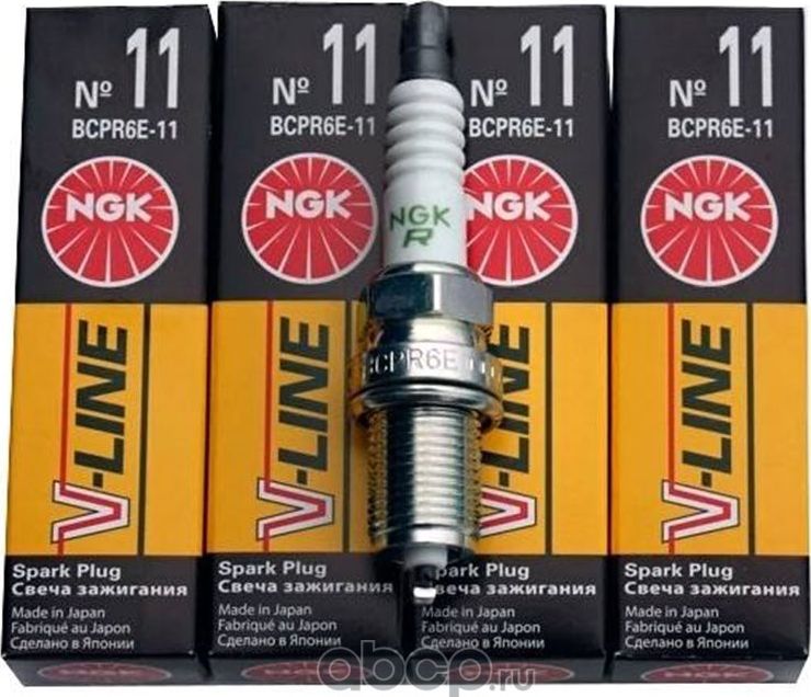 5282 Свеча зажигания bcpr6e-11,bcpr6es-11 honda  civic, mazda  323,ford  esc (NGK) NGK. Артикул VLINE11