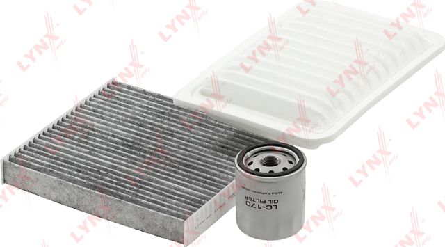 Комплект фильтров для ТО LYNXauto. Артикул LK-3063-1