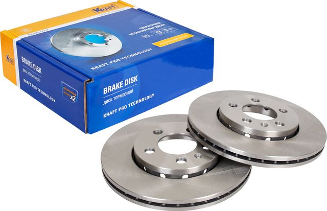 Диск тормозной VAG POLO 10- перед.вент.D=256 (Kraft). Артикул KT016032