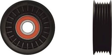 Натяжной ролик (натяжитель) приводного поликлинового ремня Denckermann (полимерный материал). Артикул P222009