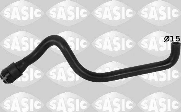 Патрубок радиатора (системы охлаждения) Sasic правый для Opel Astra H 2004-2010. Артикул 3406304