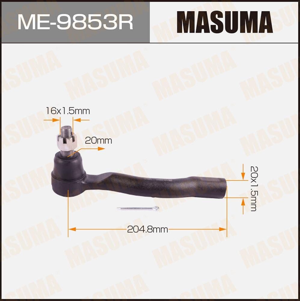 Наконечник рулевой тяги Masuma. Артикул ME-9853R