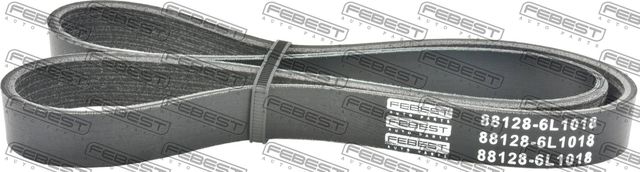 Приводной ремень поликлиновой Febest для Ford Escort V 1990-1995. Артикул 88128-6L1018