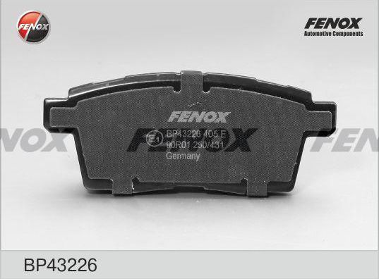 Тормозные колодки Fenox задние для Mazda CX-9 I 2006-2016. Артикул BP43226