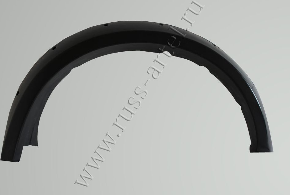 Расширители колесных арок Русская Артель широкие (вынос 90мм) для Mitsubishi L200 IV 2007-2013 (Single Cab, Club Cab) (Глянец, под покраску). Артикул RML-005500