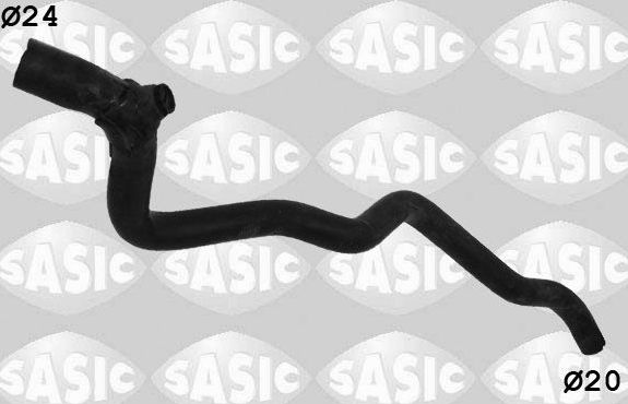 Патрубок радиатора (системы охлаждения) Sasic левый для Renault Scenic II 2003-2009. Артикул 3404169