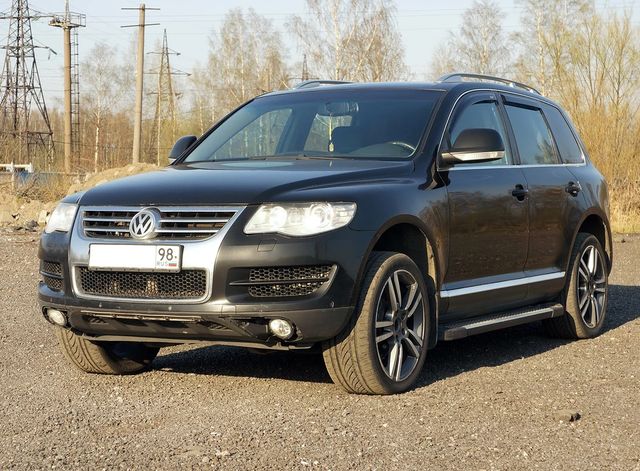 Дефлекторы V-Star для окон Volkswagen Touareg I 2002-2010. Артикул D17043