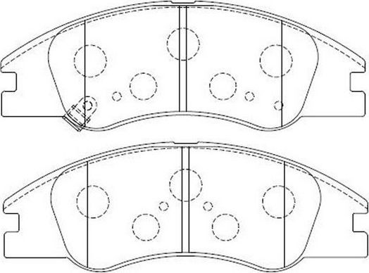 Тормозные колодки FIT. Артикул FP1074