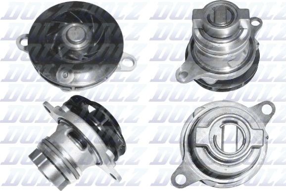Помпа (водяной насос) Dolz для Lancia Ypsilon III (Type 846) 2020-2026. Артикул S249