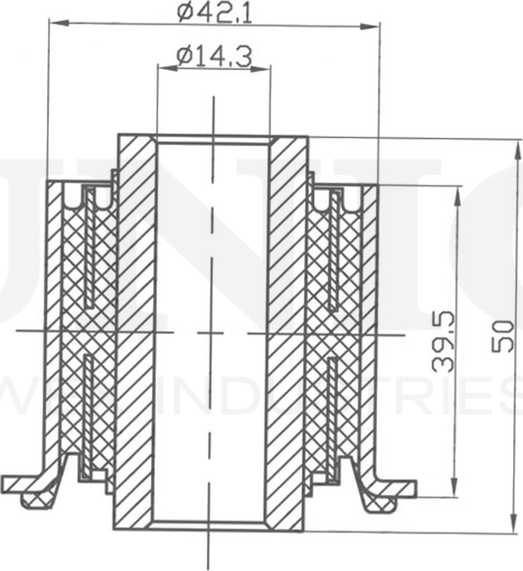 Сайлентблок рычага подвески (Unio). Артикул RMP-20382