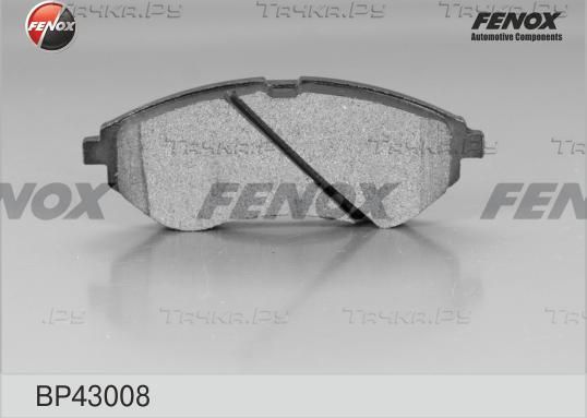 Тормозные колодки Fenox передние для Daewoo Kalos 2002-2007. Артикул BP43008