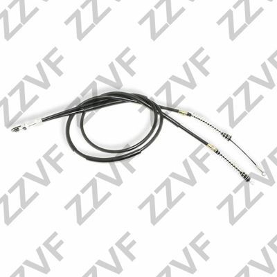 Трос ручника (тросик ручного тормоза) ZZVF задний для Fiat Cinquecento 1991-1999. Артикул ZVTC034