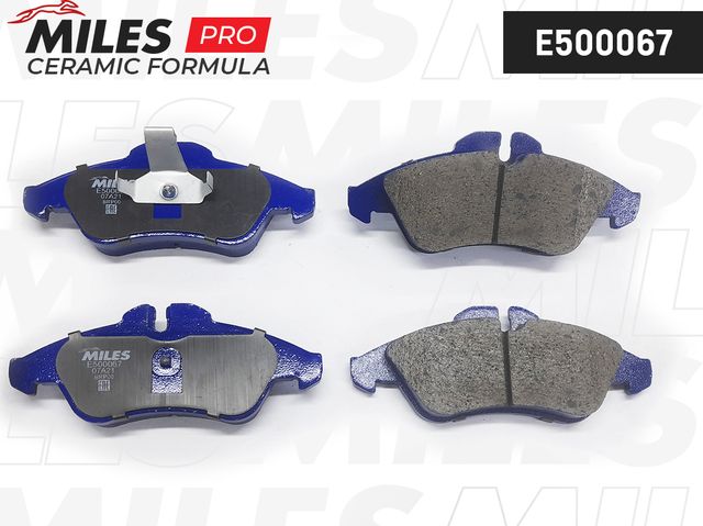Тормозные колодки Miles (Керамика). Артикул E500067