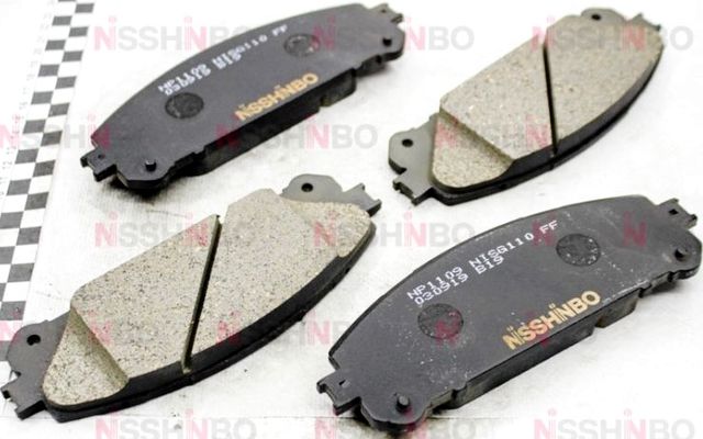 Тормозные колодки Nisshinbo передние для Lexus NX I 2014-2026. Артикул NP1109