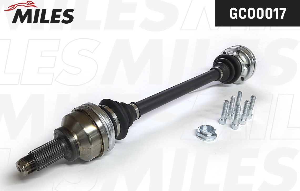 Полуось (привод в сборе, приводной вал) Miles. Артикул GC00017
