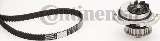 Помпа (водяной насос) с комплектом ремня ГРМ ContiTech для SEAT Ibiza II 1993-2002. Артикул CT732WP1