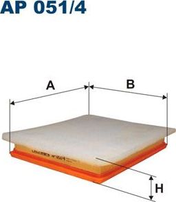 Воздушный фильтр Filtron. Артикул AP 051/4