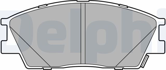 Тормозные колодки Delphi (Semi-Metallic). Артикул LP3645