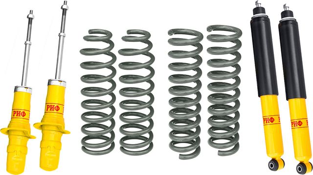 Лифт-комплект РИФ для SsangYong Rexton II XVT 2006-2012, лифт 30 мм, нагрузка - 75 кг (независимая задняя подвеска). Артикул RIF-XVT