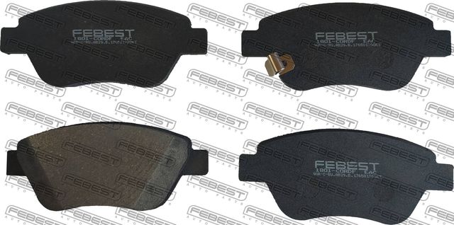 Тормозные колодки Febest передние для Fiat Panda II 2004-2012. Артикул 1801-CORDF