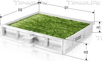 Салонный фильтр  Tecneco Filters. Артикул CKA9691