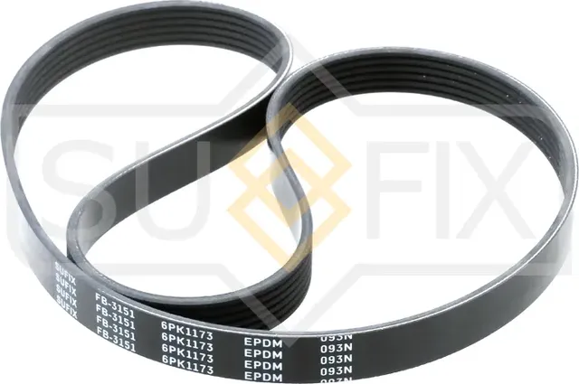 Ремень поликлиновый 6PK1173 (Sufix). Артикул FB3151