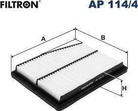 Воздушный фильтр Filtron. Артикул AP 114/4