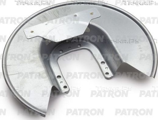 Кожух (щиток) тормозного диска Patron задний для Peugeot 306 1993-2002. Артикул PBS202