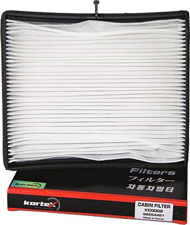 Фильтр салонный CHEVROLET LACETTI (Kortex). Артикул KC0002