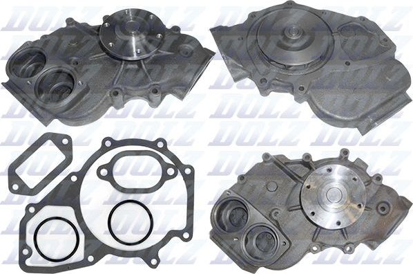 Помпа (водяной насос) Dolz для Mercedes-Benz Axor 2002-2004. Артикул M658