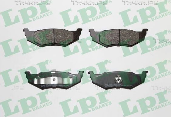 Тормозные колодки LPR задние для Chrysler Cirrus 1994-2000. Артикул 05P894