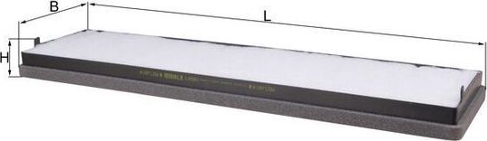 Салонный фильтр Mahle. Артикул LA 581