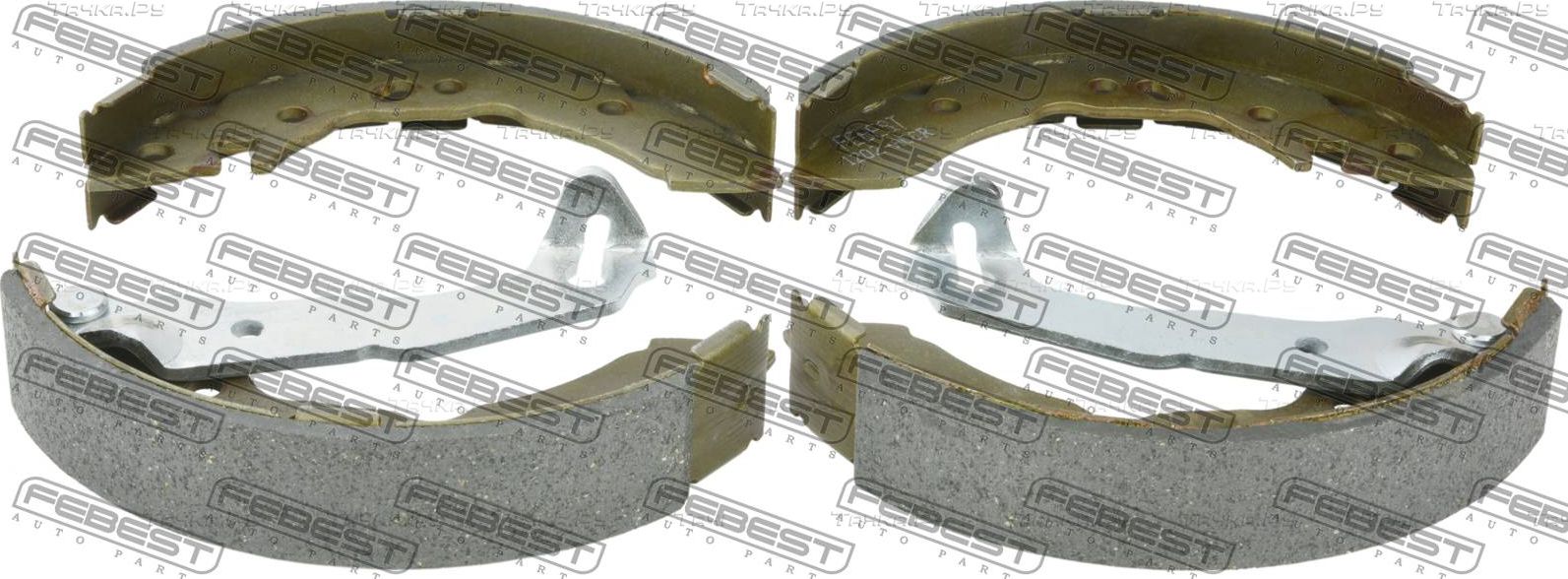 Тормозные колодки Febest задние для Hyundai Pony X2 1989-1995. Артикул 1202-ACCR
