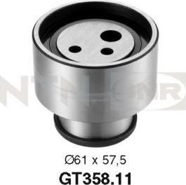 Натяжной ролик (натяжитель) ремня ГРМ NTN / SNR. Артикул GT358.11